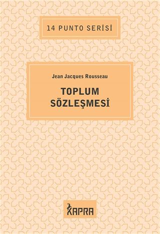 Toplum Sözleşmesi / 14 Punto Serisi