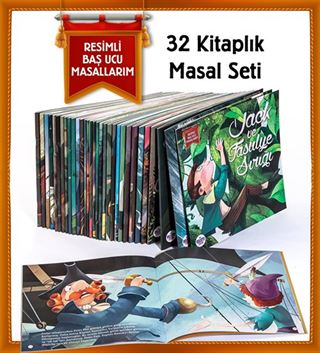 Resimli Baş Ucu Masallarım (32 Kitaplık Masal Seti)