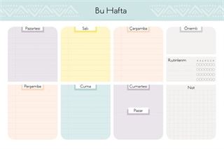 Haftalık Planlayıcı 6