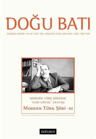 Doğu Batı Dergisi 106. Sayı Ağustos-Eylül-Ekim 2023
