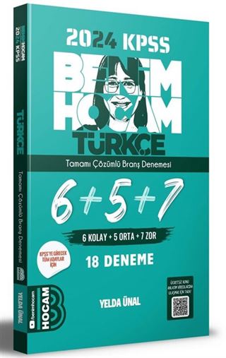 2024 KPSS Türkçe Tamamı Çözümlü 6+5+7 Deneme