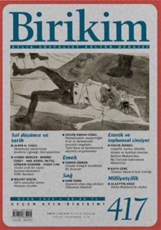 Birikim Dergisi Sayı:417 Ocak 2024