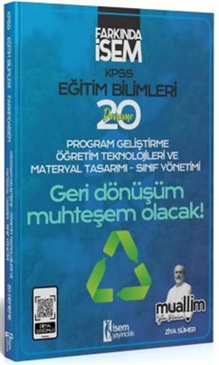 2024 Farkında İsem KPSS Muallim Eğitim Bilimleri Program Geliştirme Öğretim Teknolojileri Ve Materyal Tasarımı-Sınıf Yönetimi 20 Deneme