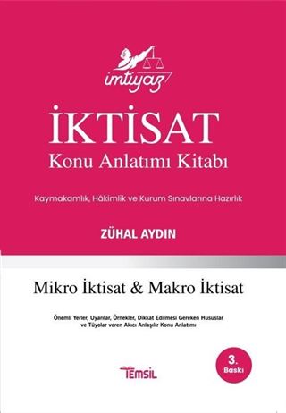 İmtiyaz İktisat Konu Anlatımı Kitabı