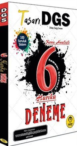 DGS 6 Harika Konu Analizli Çözümlü Deneme