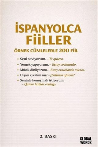 İspanyolca Fiiller Örnek Cümlelerle 200 Fiil