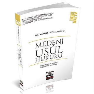 Medeni Usul Hukuku Konu Anlatımı