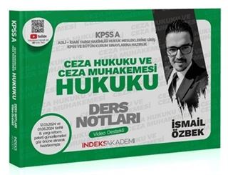 2025 KPSS A Grubu Ceza Hukuku ve Ceza Muhakemesi Hukuku Video Ders Notları