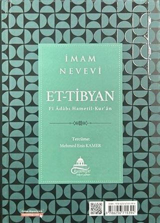 Et-Tibyan Kur'an Okuma Adapları (Arapça-Türkçe)