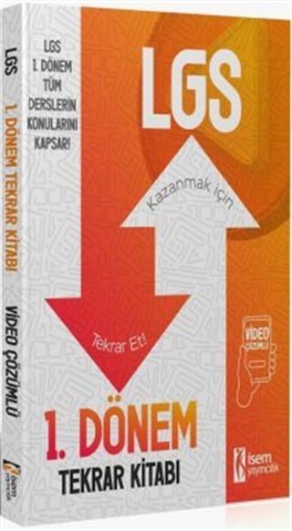2025 İsem 8. Sınıf LGS 1. Dönem Tüm Dersler Tekrar Kitabı