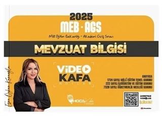 2025 MEB AGS Mevzuat Bilgisi Video Kafa Notlar