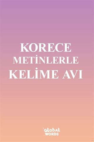 Korece Metinlerle Kelime Avı
