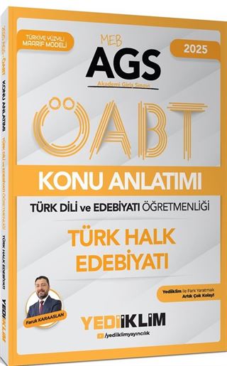 2025 MEB AGS ÖABT Türk Dili ve Edebiyatı Öğretmenliği Türk Halk Edebiyatı Konu Anlatımı