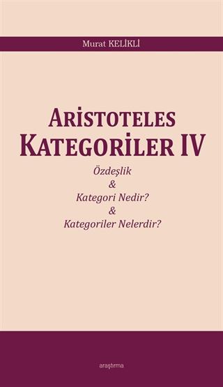 Aristoteles Kategoriler IV