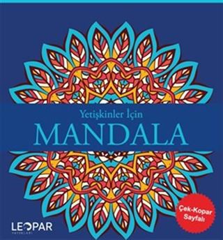 Yetişkinler İçin Mandala (Lacivert)