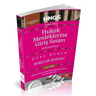 HMGS Hukuk Mesleklerine Giriş Sınavı Soru Bankası Özel Hukuk Borçlar Hukuk