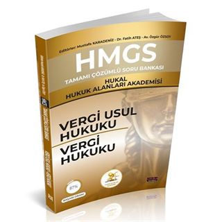 HMGS Tamamı Çözümlü Soru Bankası Vergi Usul Hukuku - Vergi Hukuku