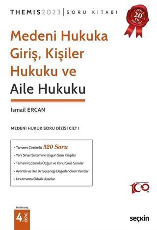 THEMIS - Medeni Hukuka Giriş, Kişiler Hukuku ve Aile Hukuku Soru Kitabı