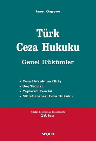 Türk Ceza Hukuku Genel Hükümler