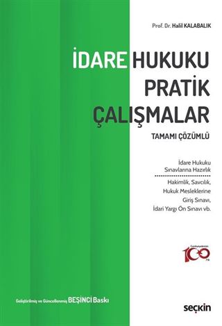 Tamamı Çözümlü - İdare Hukuku Pratik Çalışmalar