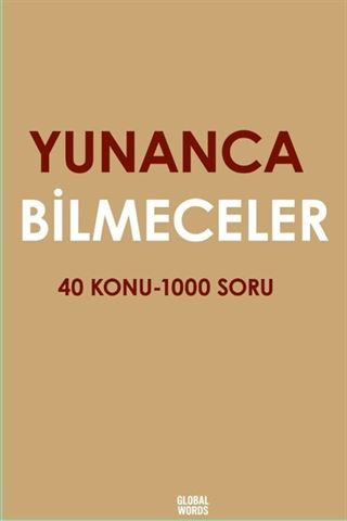 Yunanca Bilmeceler 40 Konu-1000 Soru