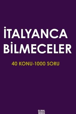 İtalyanca Bilmeceler 40 Konu-1000 Soru