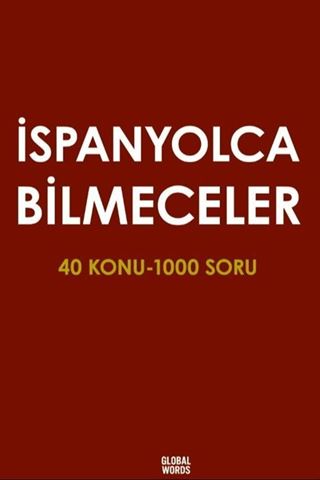 İspanyolca Bilmeceler 40 Konu-1000 Soru