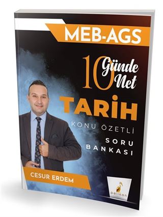 MEB - AGS 10 Günde 10 Net Tarih Konu Özetli Soru Bankası