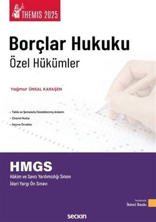 THEMIS  Borçlar Hukuku Özel Hükümler Konu Kitabı