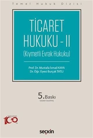 Ticaret Hukuku  II