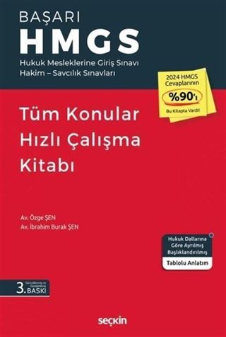 Başarı  HMGS Tüm Konular Hızlı Çalışma Kitabı