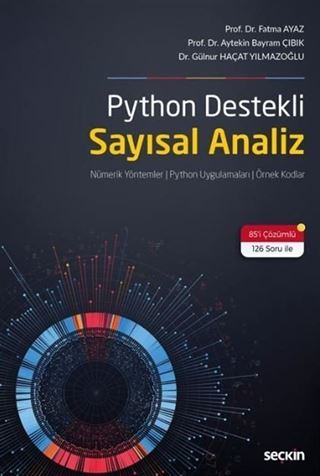 Python Destekli Sayısal Analiz