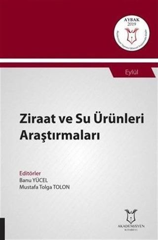 Ziraat ve Su Ürünleri Araştırmaları (AYBAK 2019 Eylül)