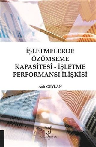 İşletmelerde Özümseme Kapasitesi - İşletme Performansı İlişkisi