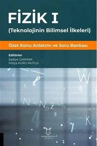 Fizik 1 - (Teknolojinin Bilimsel İlkeleri)