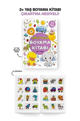 Çıkartmalı Boyama Kitabı (2 Yaş +)
