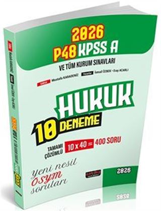 P48 KPSS A Grubu Hukuk 10 Deneme
