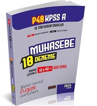 P48 KPSS A Grubu Muhasebe 10 Deneme
