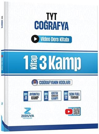 Coğrafyanın Kodları TYT Coğrafya 1 Kitap 3 Kamp Video Ders Kitabı