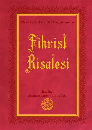 Fihrist Risalesi Risalei Nur Külliyatından (Orta Boy, Termo Cilt)