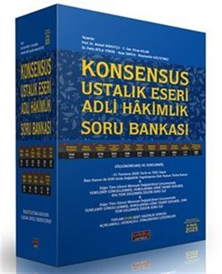 Konsensus Ustalık Eseri Adli Hakimlik Soru Bankası