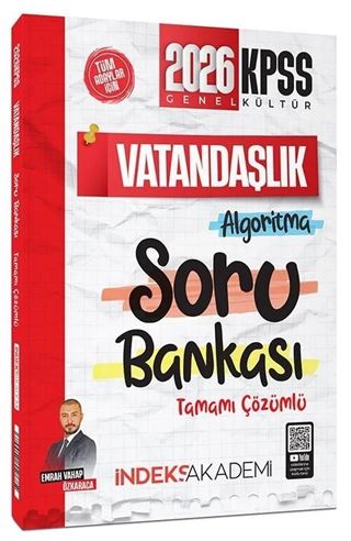 2026 KPSS Vatandaşlık Algoritma Soru Bankası Çözümlü