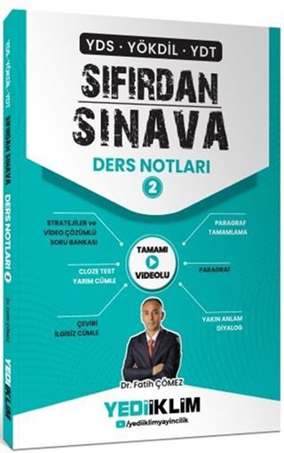YDS YÖKDİL YDT Sıfırdan Sınava Tamamı Videolu Ders Notları 2. Kitap