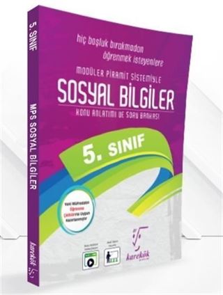 5. Sınıf Sosyal Bilgiler MPS Konu Anlatımlı Soru Bankası Karekök Yayınları