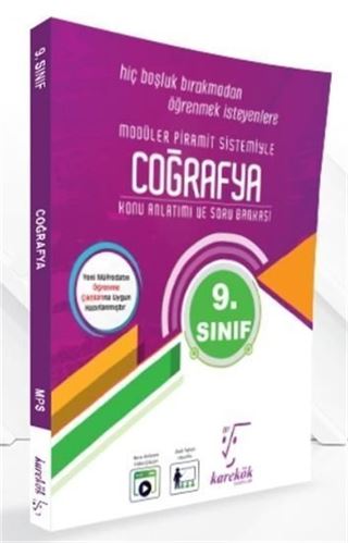 9. Sınıf Coğrafya Konu Anlatımlı Soru Bankası Karekök Yayınları