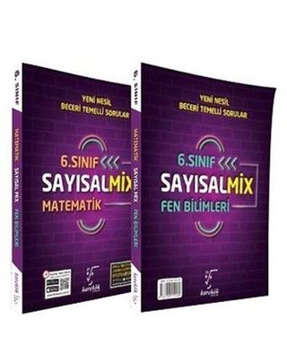 6. Sınıf Fen Bilimleri Sayısal Mix Soru Bankası