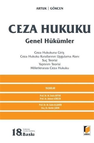 Ceza Hukuku Genel Hükümler