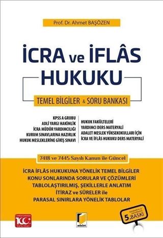 İcra ve İflas Hukuku Ders Notu - Soru Bankası