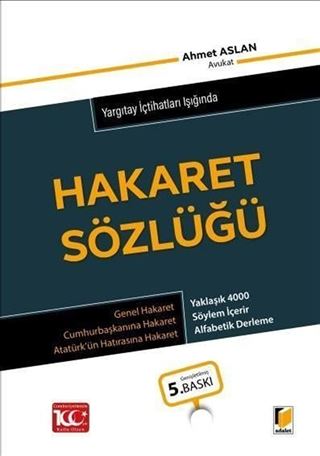Yargıtay İçtihatları Işığında Hakaret Sözlüğü