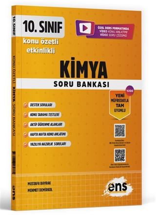 10. Sınıf Kimya Etkinlikli Soru Bankası